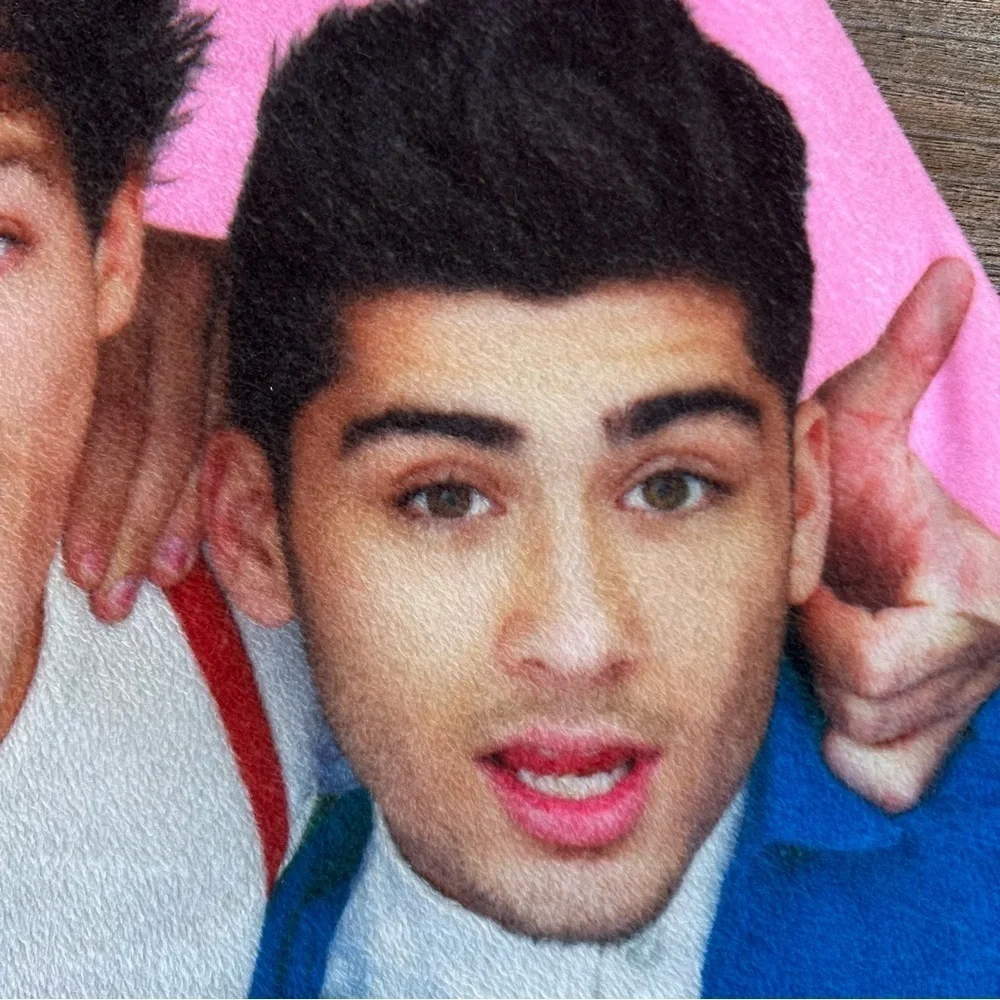 One Direction 1D Minky Plush Pillowcase 2013 Global Harry Liam Zayn Niall Louis